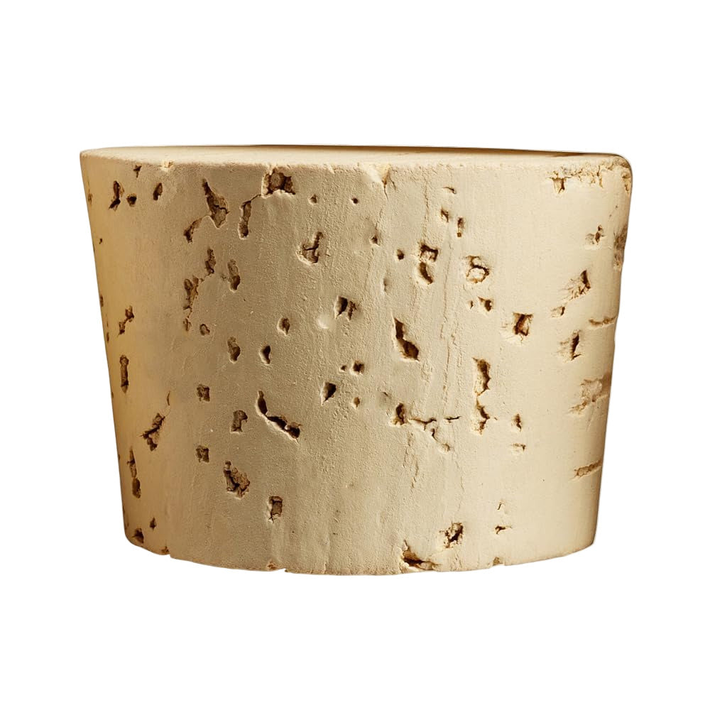 Close-up of Tapered Cork with a white background