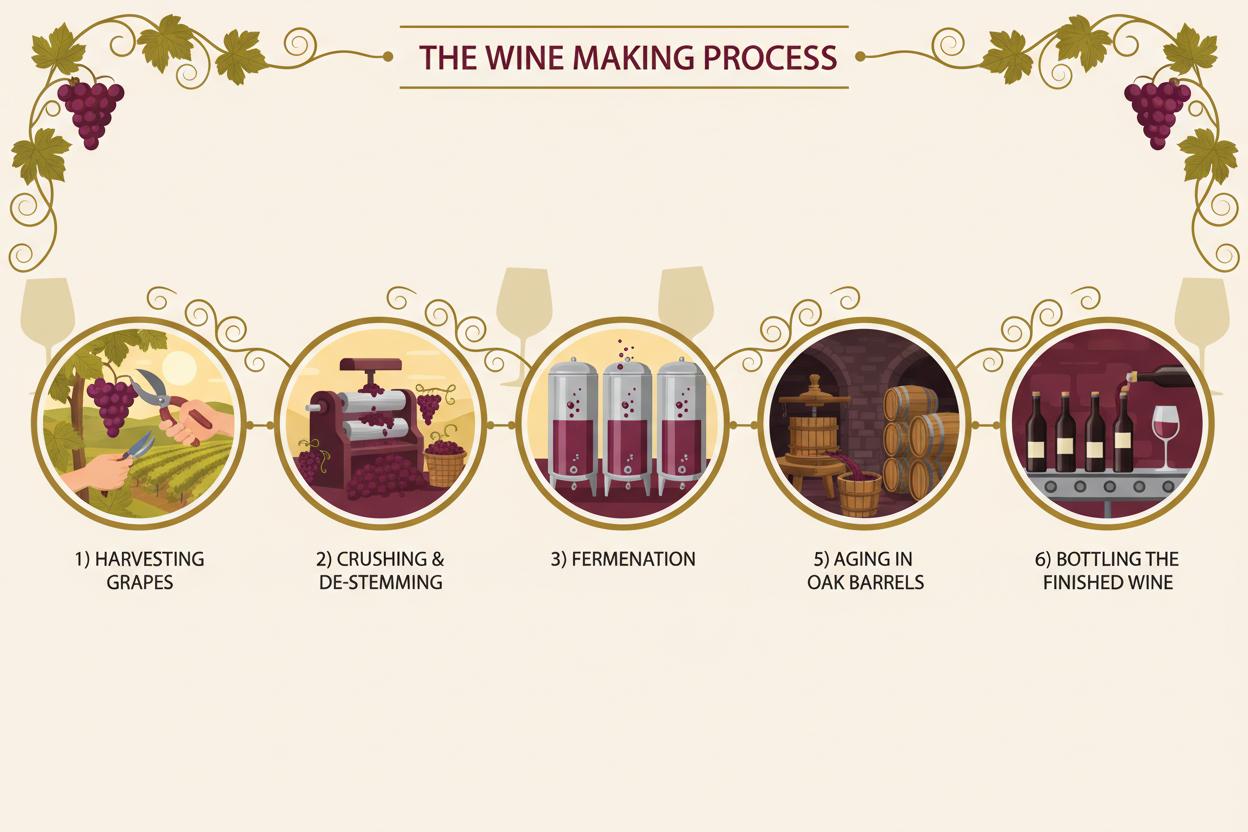 Load video: How Wine Is Made